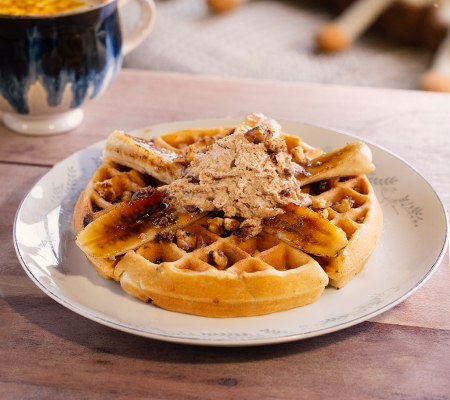 Banana Brule Waffle